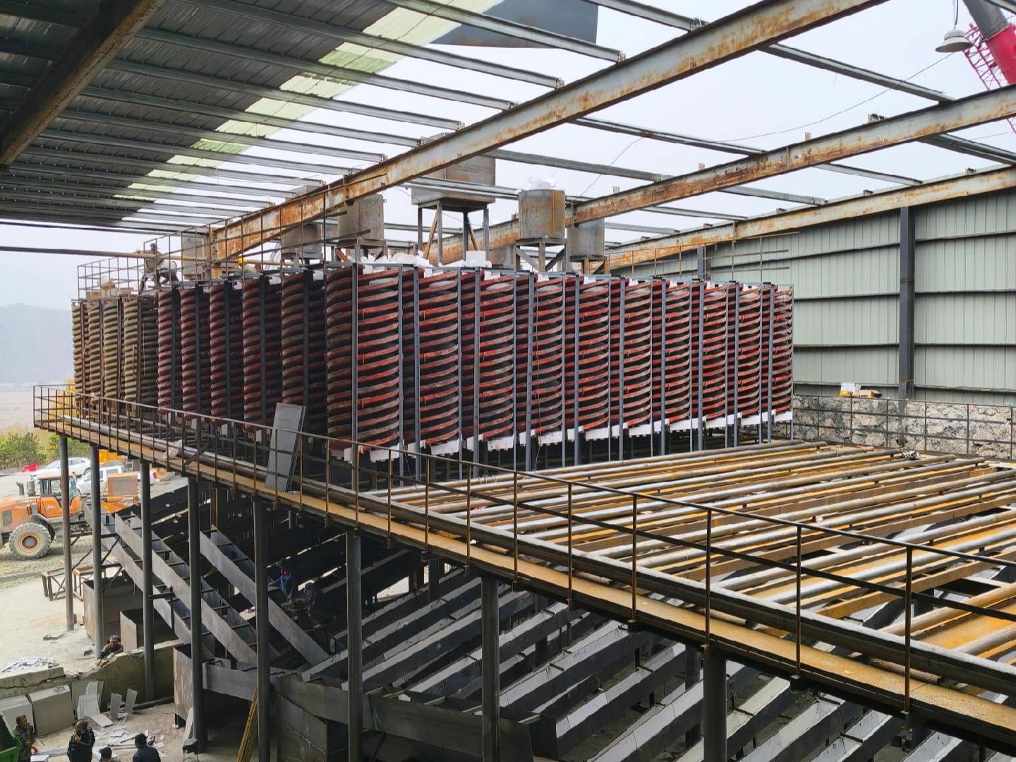 Spiral chute