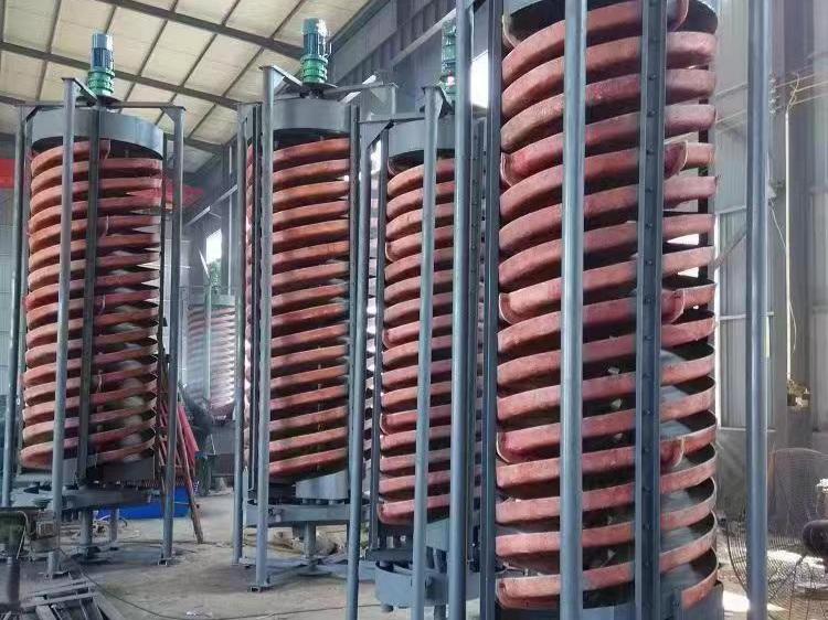 Spiral chute