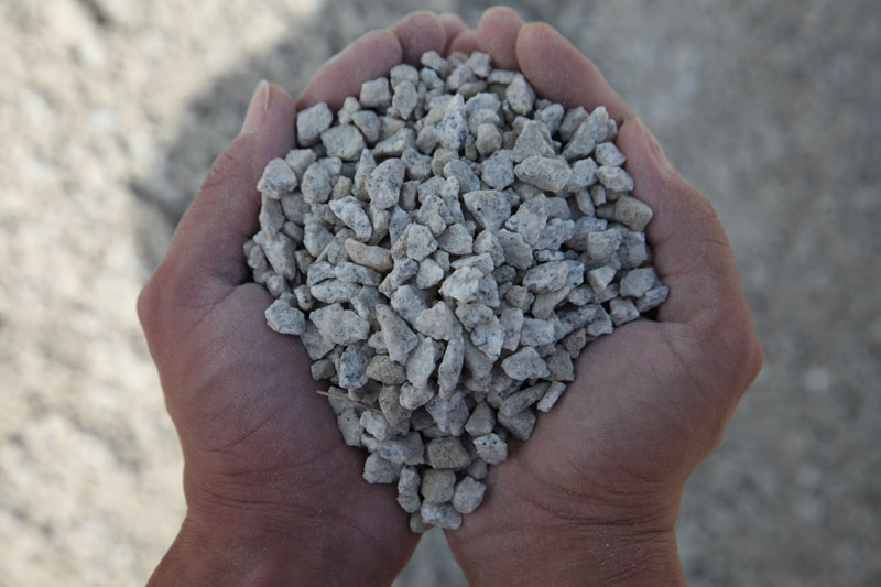 Tire Type Mobile Crushing Station Project Site for Granite Aggregate Production